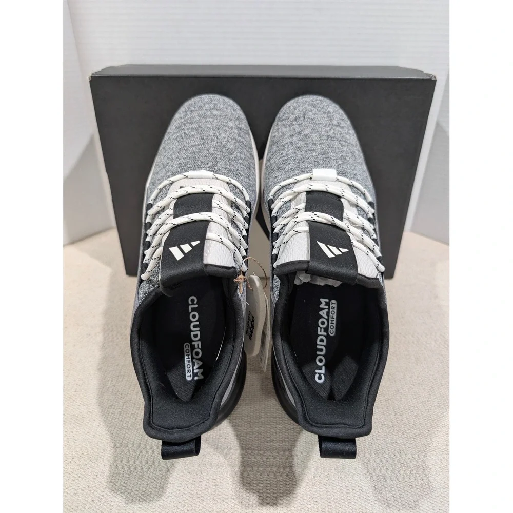 Adidas Lite Racer Adapt 8.0 Wide Mens Shoes Grey Black KJ5076 Size 11 NIB